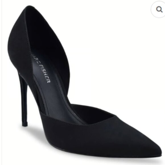 Marc Fisher Carline 3 Pump Size 6 - Black Suede - Picture 1 of 8